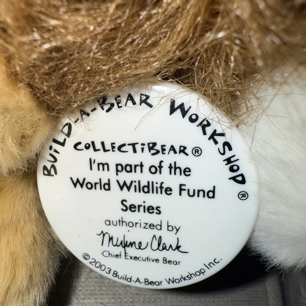Vintage Lion Build-a-Bear Workshop‎ Collectibear WWF Series 15" 2003 -Immaculate - Picture 8 of 8